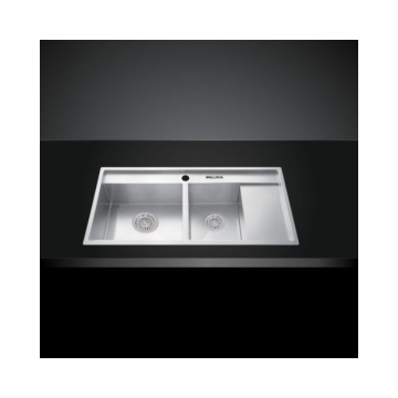 Chậu rửa bát inox 2 hố Malloca MS 6305