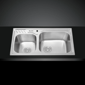 Chậu rửa bát inox 2 hố Malloca MS – 1003 NEW