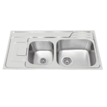 Chậu rửa bát inox 2 hố Malloca MS – 1005 NEW