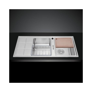 Chậu rửa bát inox 2 hố Malloca MS 8815L